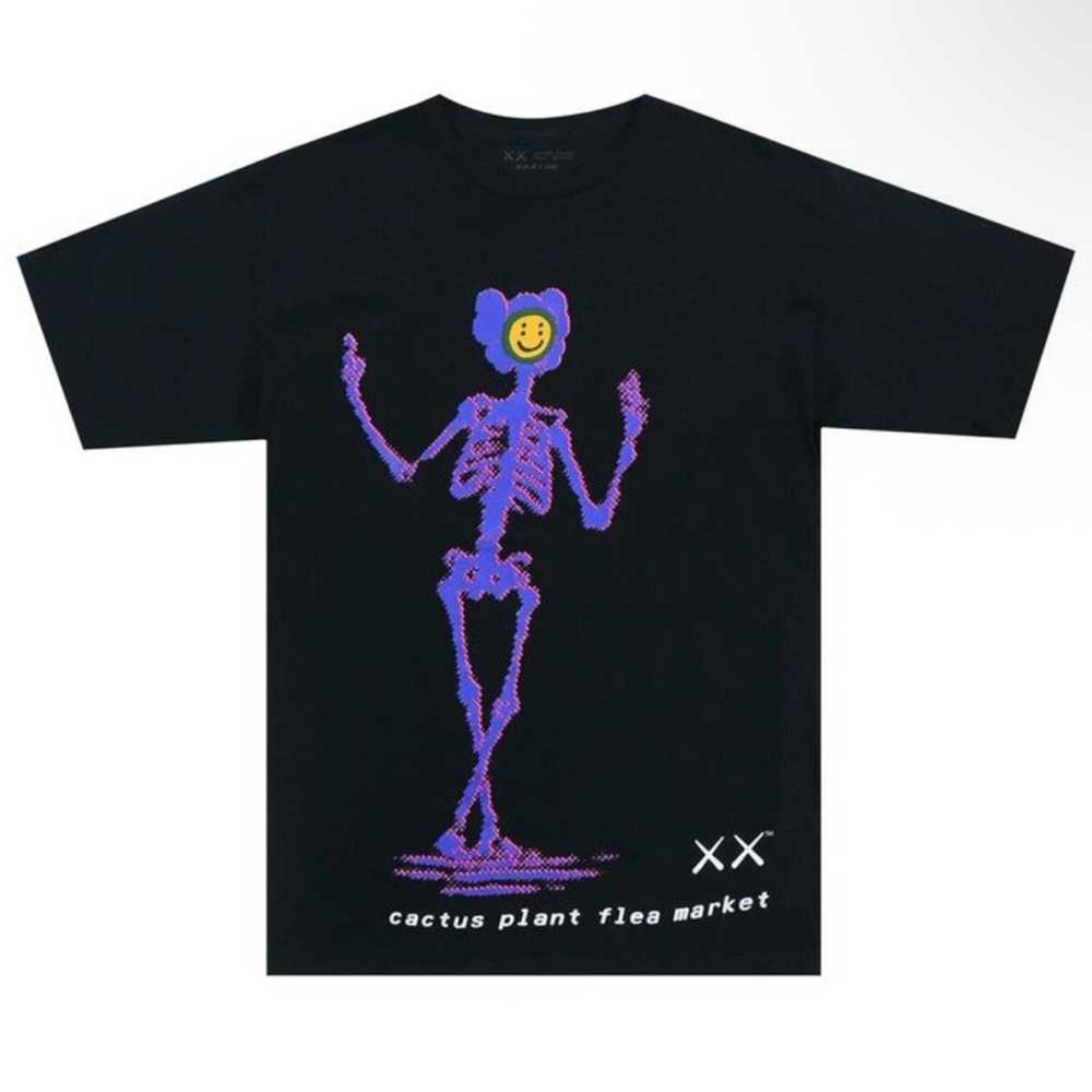 🔥 KAWS x Cactus Plant Flea Market Tee | Size Large | NWT Rare Streetwear Collab
